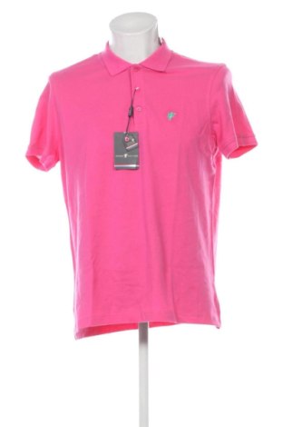 Мъжка тениска Denim Culture, Размер L, Цвят Розов, Цена 24,03 €, #137413973