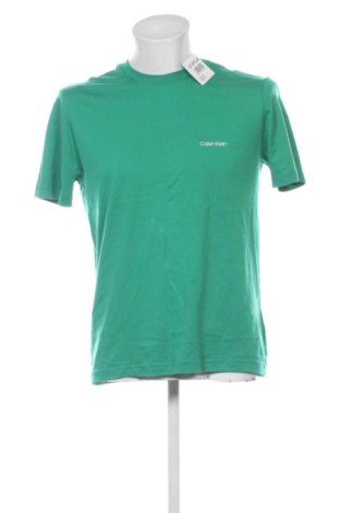 Męski T-shirt Calvin Klein, Rozmiar XL, Kolor Zielony, Cena 97,37 zł, #137420254