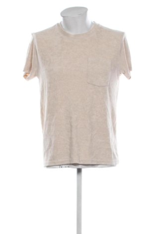 Męski T-shirt KappAhl, Rozmiar M, Kolor Beżowy, Cena 56,00 zł, #137421529