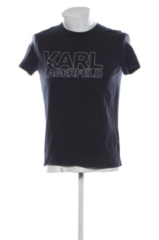 Męski T-shirt Karl Lagerfeld, Rozmiar M, Kolor Niebieski, Cena 173,57 zł, #137427943