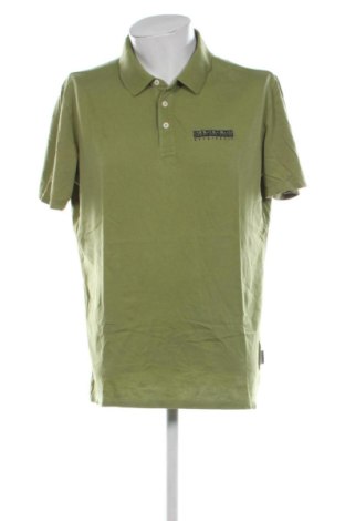 Męski T-shirt Napapijri, Rozmiar XXL, Kolor Zielony, Cena 135,98 zł, #137436929