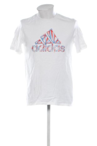Męski T-shirt Adidas, Rozmiar M, Kolor Biały, Cena 93,14 zł, #137439257