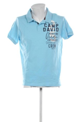 Męski T-shirt Camp David, Rozmiar L, Kolor Niebieski, Cena 97,37 zł, #137439455