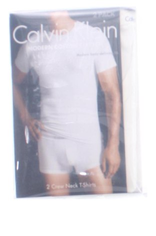 Мъжка тениска Calvin Klein, Размер L, Цвят Бял, Цена 39,88 €, #137385908