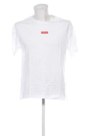 Męski T-shirt U.S. Polo Assn., Rozmiar M, Kolor Biały, Cena 84,67 zł, #137405655