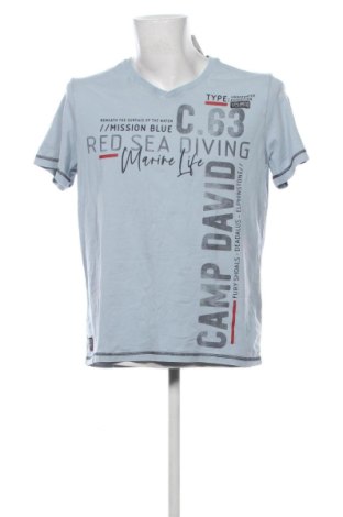 Pánské tričko  Camp David, Velikost L, Barva Modrá, Cena  873,00 Kč, #137410105