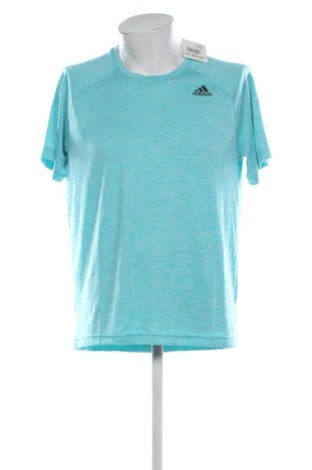 Męski T-shirt Adidas, Rozmiar L, Kolor Niebieski, Cena 158,33 zł, #137425241