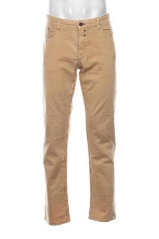 Мъжки дънки Pull&Bear, Размер L, Цвят Бежов, Цена 15,05 €, #137401586