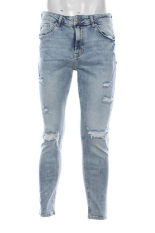 Męskie jeansy Bershka, Rozmiar L, Kolor Niebieski, Cena 83,88 zł, #137426507