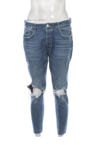 Blugi de bărbați Zara, Mărime L, Culoare Albastru, Preț 101,00 Lei, #137369842
