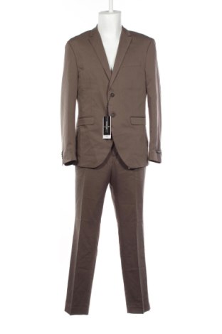 Męski garnitur Jack & Jones, Rozmiar L, Kolor Brązowy, Cena 639,52 zł, #137329305