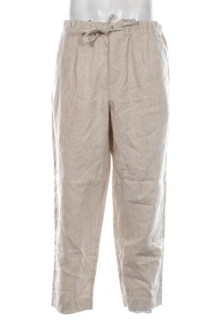 Мъжки панталон Zara, Размер L, Цвят Бежов, Цена 37,00 €, #137409390
