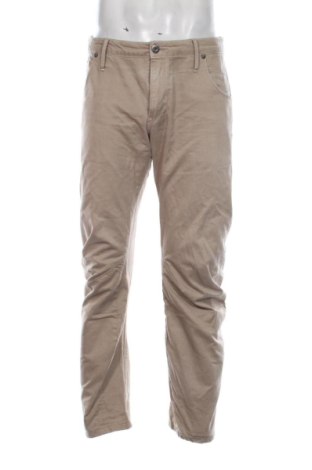 Męskie spodnie G-Star Raw, Rozmiar L, Kolor Beżowy, Cena 212,12 zł, #137413235