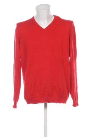 Męski sweter Ragman, Rozmiar L, Kolor Czerwony, Cena 65,99 zł, #137387137