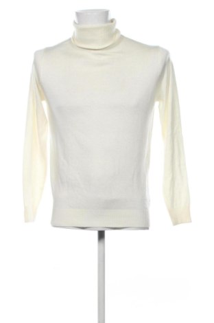 Męski sweter Cotton&silk, Rozmiar M, Kolor ecru, Cena 84,67 zł, #137393980