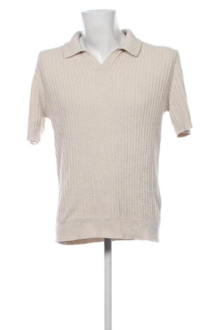 Мъжки пуловер Zara, Размер M, Цвят Екрю, Цена 15,00 €, #137404739