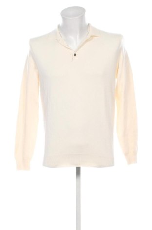 Herrenpullover Massimo Dutti, Größe M, Farbe Ecru, Preis 30,75 €, #137387631