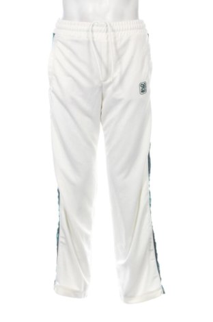 Pantaloni trening de bărbați Bershka, Mărime M, Culoare Alb, Preț 128,99 Lei, #137359346