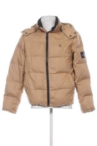 Męska kurtka Calvin Klein Jeans, Rozmiar S, Kolor Beżowy, Cena 431,82 zł, #137391983