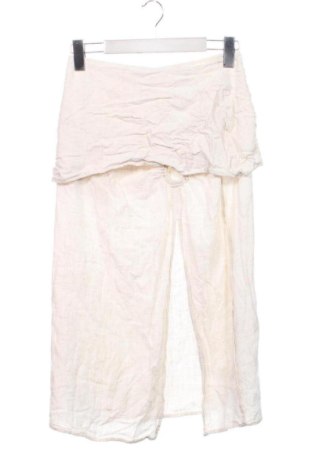 Sukňa Stradivarius, Veľkosť XS, Farba Kremová, Cena  15,00 €, #137389700