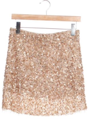 Fustă Zara, Mărime XS, Culoare Auriu, Preț 62,99 Lei, #137431200