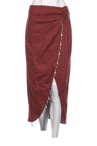Fustă Zara, Mărime L, Culoare Portocaliu, Preț 189,91 Lei, #137427645