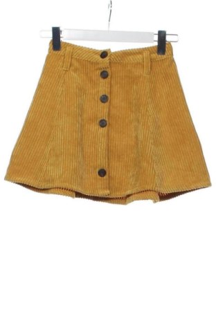 Fustă Bershka, Mărime XS, Culoare Galben, Preț 41,99 Lei, #137436007
