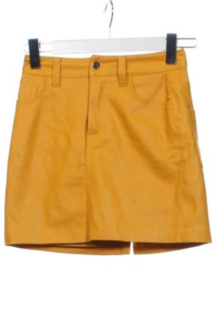 Rock Bershka, Größe XXS, Farbe Gelb, Preis 8,00 €, #137443347