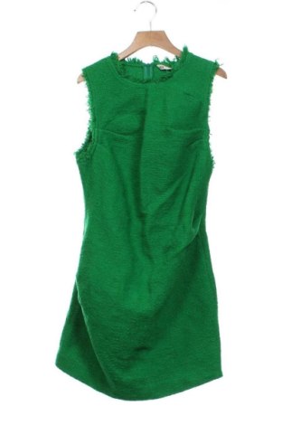 Kleid Zara, Größe XS, Farbe Grün, Preis 16,00 €, #137435662
