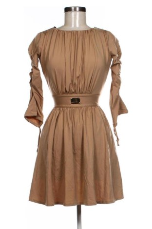 Sukienka Elisabetta Franchi, Rozmiar XS, Kolor Beżowy, Cena 358,90 zł, #137410202