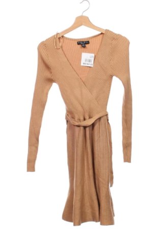 Rochie Amisu, Mărime XS, Culoare Bej, Preț 44,00 Lei, #137416350