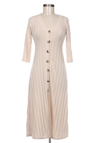 Φόρεμα Stradivarius, Μέγεθος S, Χρώμα  Μπέζ, Τιμή 13,53 €, #137442558