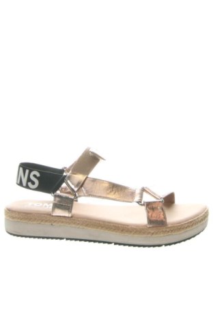 Sandale Tommy Jeans, Mărime 38, Culoare Auriu, Preț 304,45 Lei, #137380291