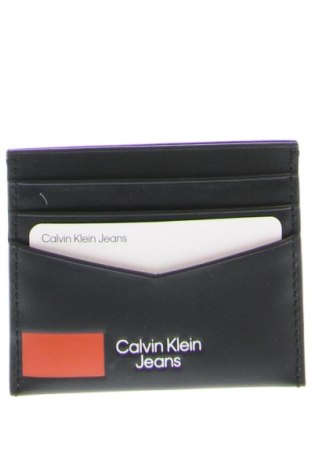 Πορτοφόλι επαγγελματικών καρτών Calvin Klein Jeans, Χρώμα Μαύρο, Τιμή 57,99 €, #137388085