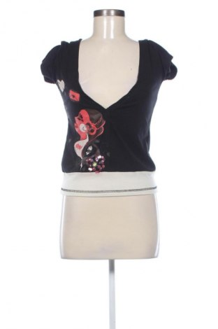 Bluzka damska Re Del Mare, Rozmiar S, Kolor Czarny, Cena 26,63 zł