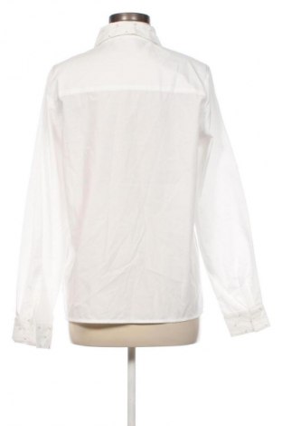 Γυναικείο πουκάμισο Pieces, Μέγεθος M, Χρώμα Λευκό, Τιμή 19,99 €
