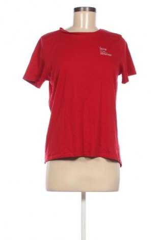 Damski T-shirt Amisu, Rozmiar S, Kolor Czerwony, Cena 26,67 zł