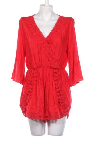 Women's short jumpsuit H&M Divided, Μέγεθος L, Χρώμα Κόκκινο, Τιμή 3,99 €