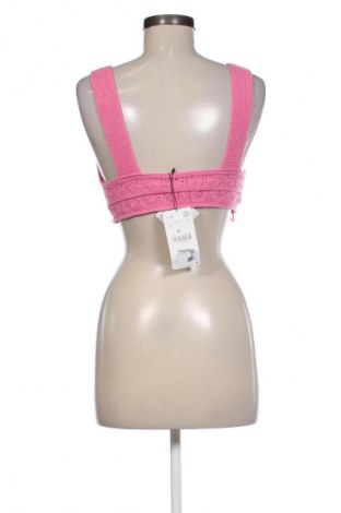 Дамски топ Zara, Размер S, Цвят Розов, Цена 8,69 €