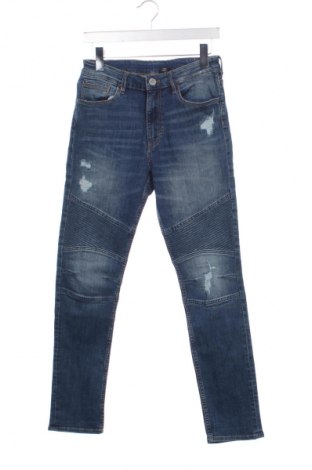 Dziecięce jeansy H&M, Rozmiar 14-15y/ 168-170 cm, Kolor Niebieski, Cena 73,56 zł