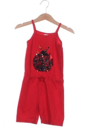 Kinder Overall Unbranded, Größe 4-5y/ 110-116 cm, Farbe Rot, Preis € 4,86