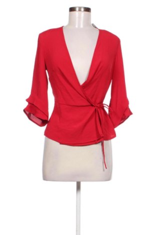 Bluzka damska Bershka, Rozmiar S, Kolor Czerwony, Cena 25,00 zł, #137465844