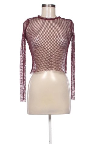 Bluză de femei Bershka, Mărime XS, Culoare Roșu, Preț 31,49 Lei, #137467977
