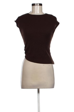 Bluză de femei Pull&Bear, Mărime L, Culoare Maro, Preț 41,99 Lei, #137472433