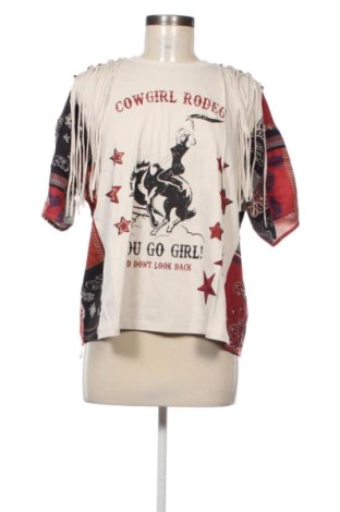 Bluzka damska Desigual, Rozmiar L, Kolor ecru, Cena 213,99 zł, #137486240