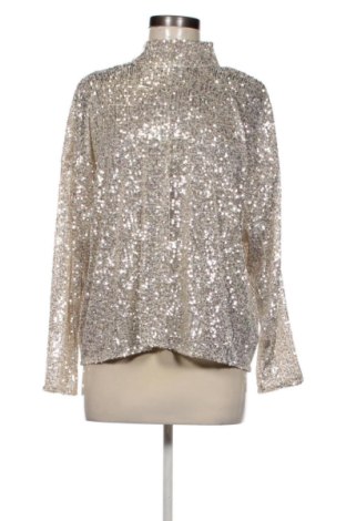 Дамска блуза H&M, Размер M, Цвят Сребрист, Цена 8,00 €, #137491324