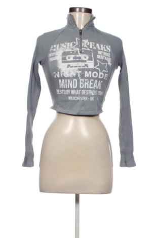 Bluzka damska Bershka, Rozmiar S, Kolor Szary, Cena 25,40 zł, #137497067