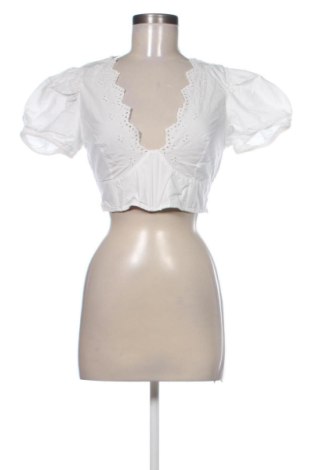 Bluză de femei Bershka, Mărime L, Culoare Alb, Preț 52,49 Lei, #137500956