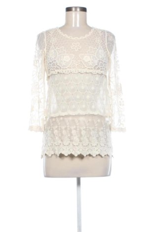 Bluză de femei Zara, Mărime M, Culoare Ecru, Preț 73,12 Lei, #137502684