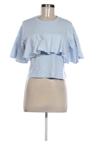 Bluză de femei Bershka, Mărime S, Culoare Albastru, Preț 31,00 Lei, #137487696